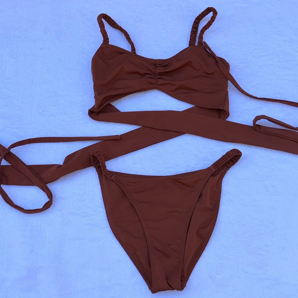 PARI DESAI Sarita Swimsuit - Umber Size XS - Picture 5 of 9